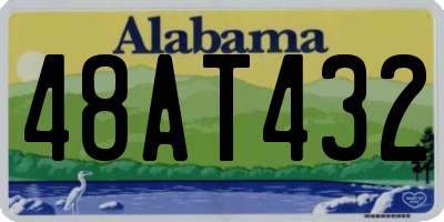 AL license plate 48AT432
