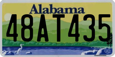 AL license plate 48AT435