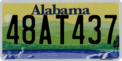 AL license plate 48AT437
