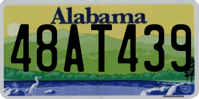 AL license plate 48AT439