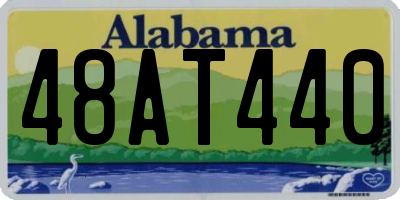 AL license plate 48AT440