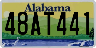 AL license plate 48AT441