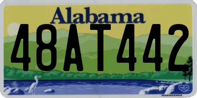 AL license plate 48AT442