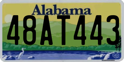 AL license plate 48AT443