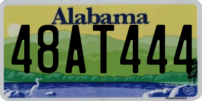 AL license plate 48AT444