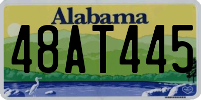 AL license plate 48AT445