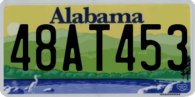 AL license plate 48AT453