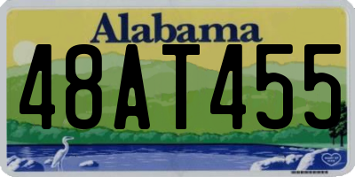 AL license plate 48AT455