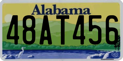 AL license plate 48AT456