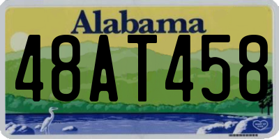 AL license plate 48AT458