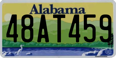 AL license plate 48AT459