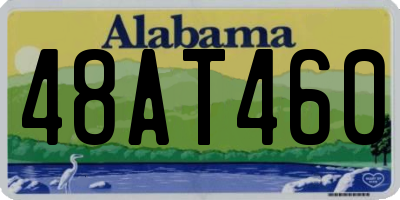 AL license plate 48AT460