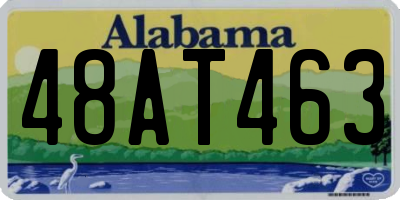 AL license plate 48AT463