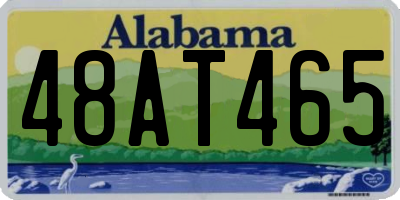 AL license plate 48AT465