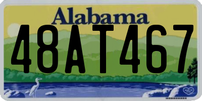 AL license plate 48AT467