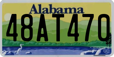 AL license plate 48AT470