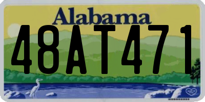 AL license plate 48AT471