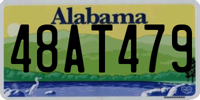 AL license plate 48AT479