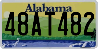 AL license plate 48AT482