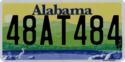 AL license plate 48AT484