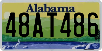 AL license plate 48AT486