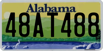 AL license plate 48AT488