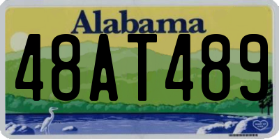 AL license plate 48AT489