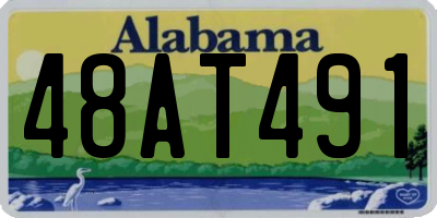 AL license plate 48AT491
