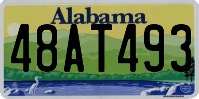 AL license plate 48AT493