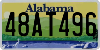 AL license plate 48AT496