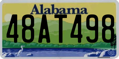 AL license plate 48AT498