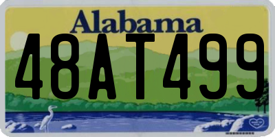 AL license plate 48AT499