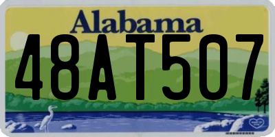 AL license plate 48AT507