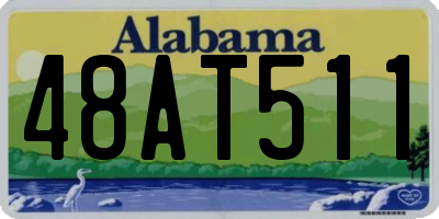 AL license plate 48AT511
