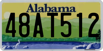 AL license plate 48AT512