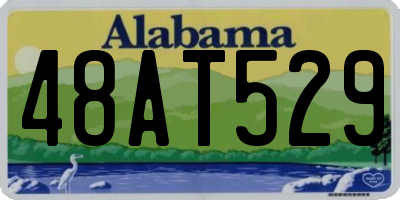 AL license plate 48AT529