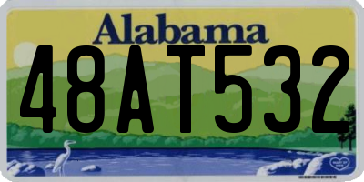 AL license plate 48AT532