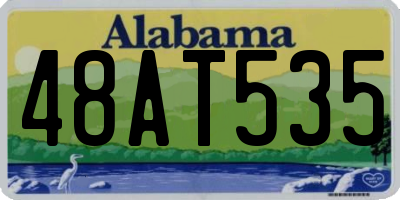AL license plate 48AT535