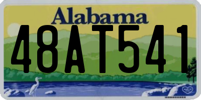 AL license plate 48AT541