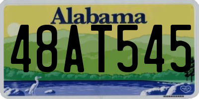 AL license plate 48AT545