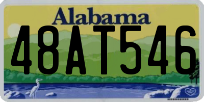 AL license plate 48AT546