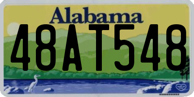 AL license plate 48AT548