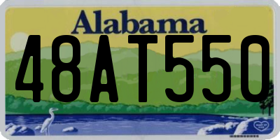 AL license plate 48AT550