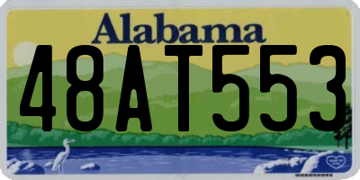 AL license plate 48AT553