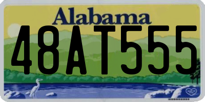 AL license plate 48AT555