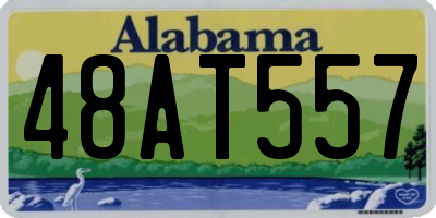 AL license plate 48AT557