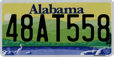 AL license plate 48AT558