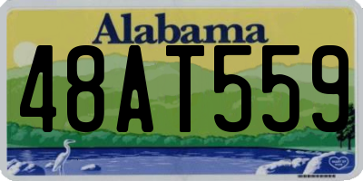 AL license plate 48AT559