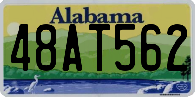 AL license plate 48AT562