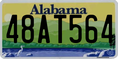 AL license plate 48AT564